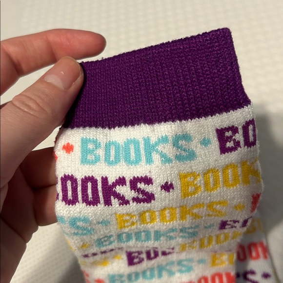 Colorful Books Boot Socks - Picture 3 of 4